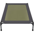 Zentran XL Elevated Mesh Dog Cot 120 x 80 cm Olive and Charcoal - Product view
